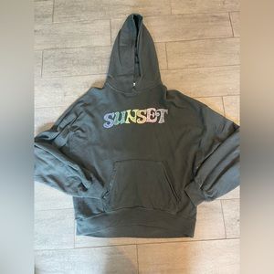 DAYDREAMER 'Sunset' Sweatshirt. Washed Black. Incredibly comfy. Size Sma…